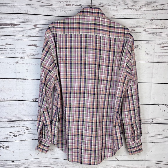 *Rare* Robert Graham Plaid Tailored Fit Button Down Shirt Size XL - Picture 7 of 16